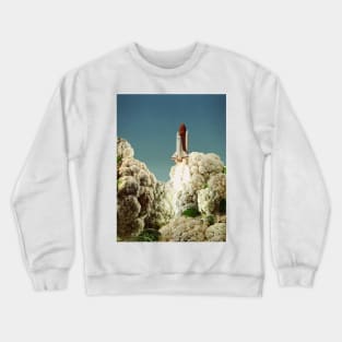 Houston we have cauliflower II - Rocket take off Crewneck Sweatshirt